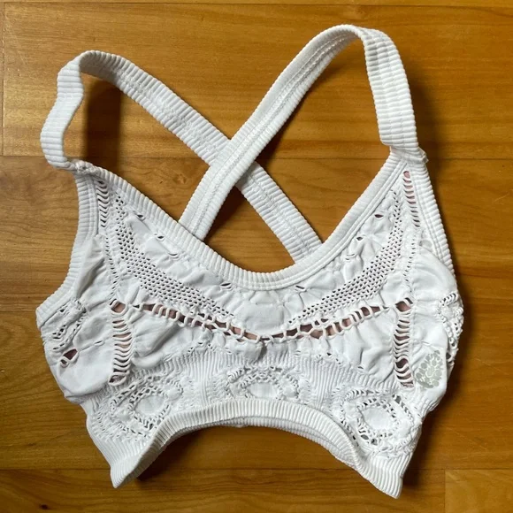 Free People Movement Crochet My Way Sports Bra - Picture 3 of 5